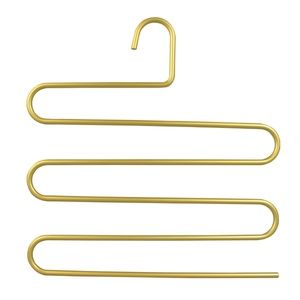 5 layer Multifunction Gold Heavy Metal pants Hangers NEW